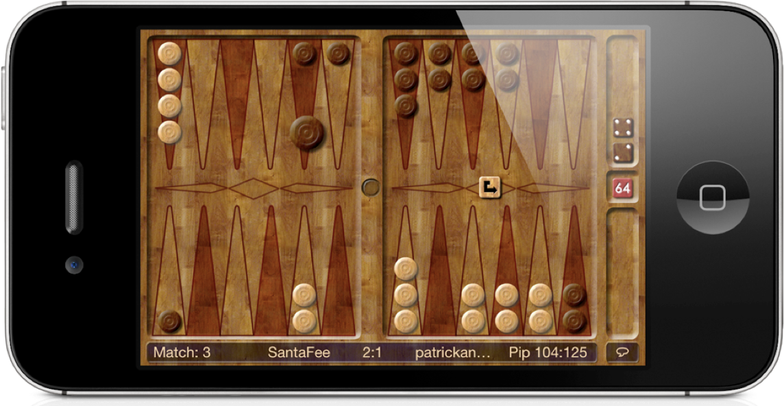 iPhone Backgammon Online
